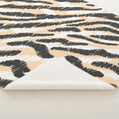 Couverture Sherpa Scribble Zebra Leopard : Fourrure Vintage (3/4)