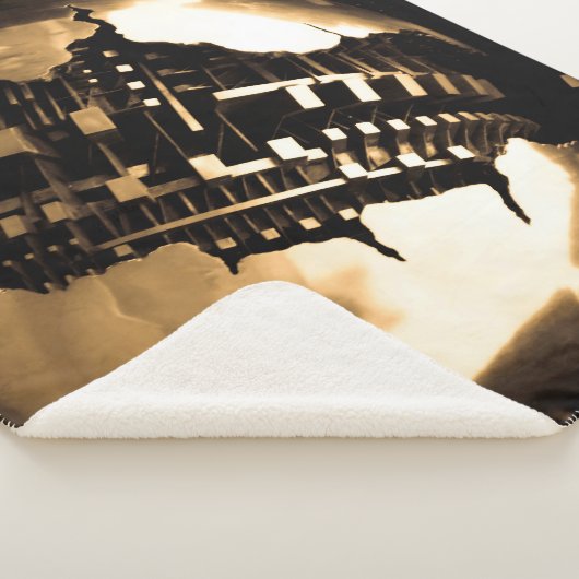 Couverture Sherpa Sculpture en bronze Steampunk (3/4)