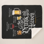 Couverture Sherpa Se Faire Drunk Et Aller Au Ciel (Toast Irlandais À (Devant (Horizontal))