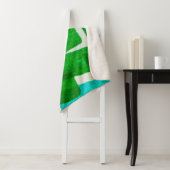 Couverture Sherpa Seafoam Lilac Boho Hand Drawn Stroke. Fuchsia Hot  (En situation)