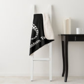 Couverture Sherpa Seahorse White (En situation)