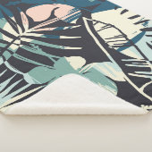 Couverture Sherpa Seamless exotic pattern with tropical plants and a (3/4)