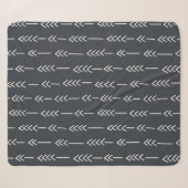 Couverture Sherpa Seamless hand drawn geometric tribal pattern with (Devant (Horizontal))