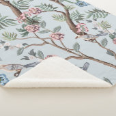 Couverture Sherpa Seamless pattern in chinoiserie style with peonies (3/4)