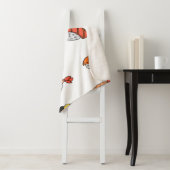 Couverture Sherpa seamless pattern of Sushi (En situation)