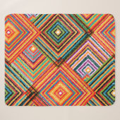 Couverture Sherpa Seamless pattern patchwork design. Creative backgr (Devant (Horizontal))