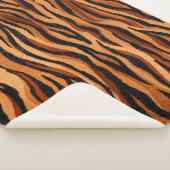 Couverture Sherpa seamless tiger skin pattern. hand drawn (3/4)