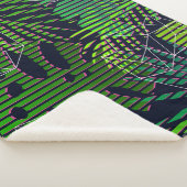 Couverture Sherpa Seamless tropical pattern with tropical plants. Ha (3/4)