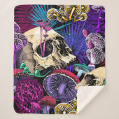 Couverture Sherpa Seamless wallpaper pattern. Bright Magic Psychedel (Devant)