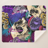Couverture Sherpa Seamless wallpaper pattern. Bright Magic Psychedel (Devant (Horizontal))