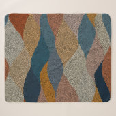 Couverture Sherpa Seamless wavy pattern. Complicated hand-drawn orna (Devant (Horizontal))