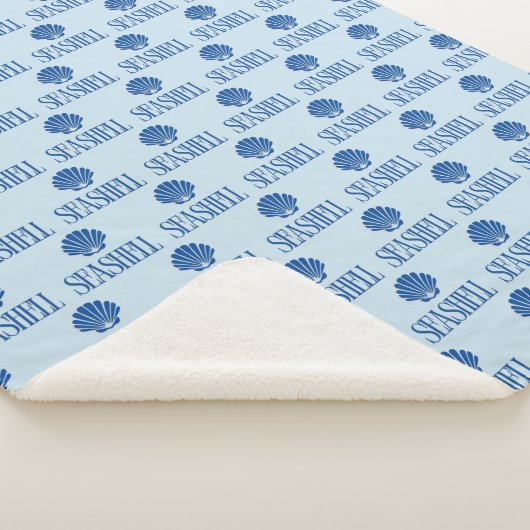 Couverture Sherpa Seashell (3/4)