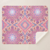 Couverture Sherpa Seelenkreis – Folklore Mandala der inneren Ruhe (Devant (Horizontal))