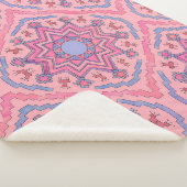 Couverture Sherpa Seelenkreis – Leuchtende Mandala Fleecedecke  (3/4)