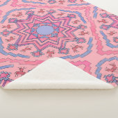 Couverture Sherpa Seelenkreis – Leuchtende Mandala Fleecedecke  (3/4)