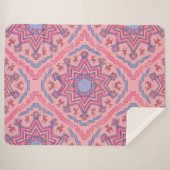 Couverture Sherpa Seelenkreis – Leuchtende Mandala Fleecedecke  (Devant (Horizontal))