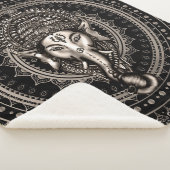 Couverture Sherpa Seigneur Ganesha - noir de sépia (3/4)