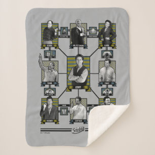 Couverture Sherpa Seinfeld Graphique de relation de caractère