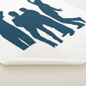 Couverture Sherpa Seinfeld | Graphique de silhouette de groupe (3/4)