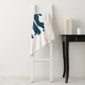 Couverture Sherpa Seinfeld | Graphique de silhouette de groupe (En situation)