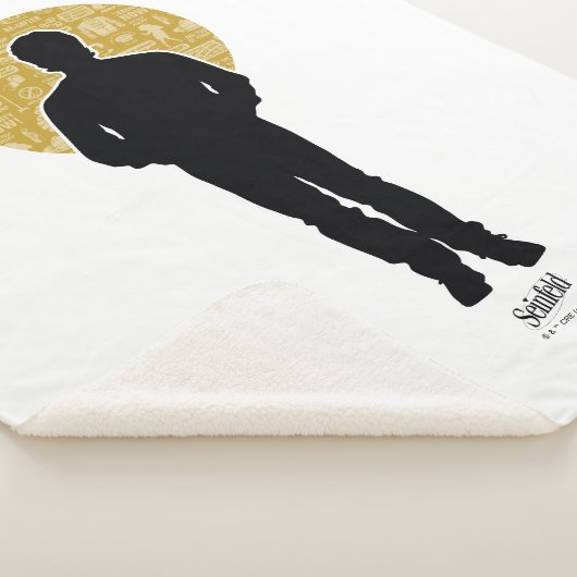 Couverture Sherpa Seinfeld | Jerry Seinfeld Silhouette (3/4)