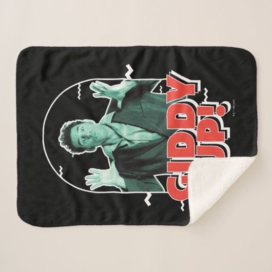 Couverture Sherpa Seinfeld | Kramer - Giddy Up! (Devant (Horizontal))