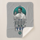 Couverture Sherpa Seinfeld | Pas De Soupe Pour Vous Graphique (Devant)