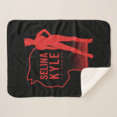 Couverture Sherpa Selina Kyle Catwoman - logo (Devant (Horizontal))