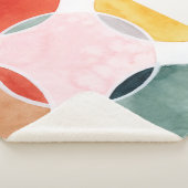 Couverture Sherpa Sensal - Motif circulaire (3/4)