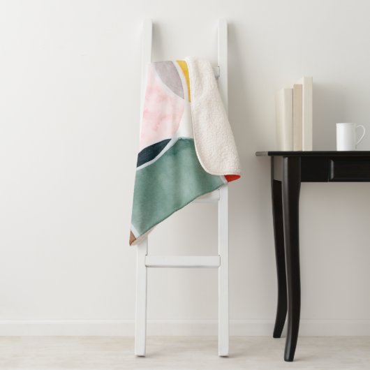 Couverture Sherpa Sensal - Motif circulaire (En situation)