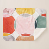 Couverture Sherpa Sensal - Motif circulaire (Devant (Horizontal))