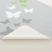 Couverture Sherpa Sentier papillon de la fierté aromantique  (3/4)