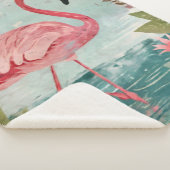Couverture Sherpa Serenade en rose : le paradis d'un Flamant rose (3/4)