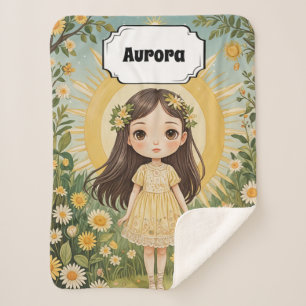 Couverture Sherpa Sérénade Sunny Personnalisée