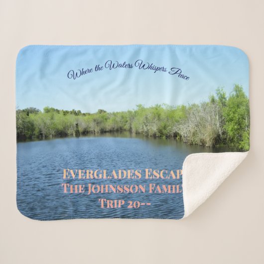 Couverture Sherpa Sérénité des Everglades (Devant (Horizontal))