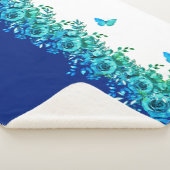 Couverture Sherpa Serenity Blue Petal (3/4)