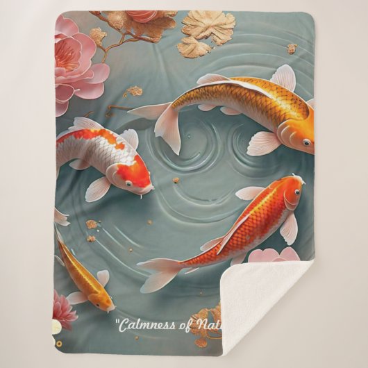 Couverture Sherpa "Serenity's Abode" (Devant)