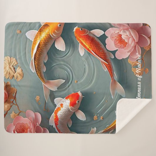 Couverture Sherpa "Serenity's Abode" (Devant (Horizontal))