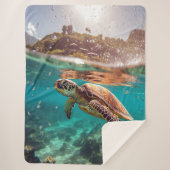 Couverture Sherpa Série des tortues marines (Devant)