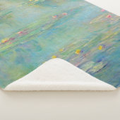 Couverture Sherpa Série Water Lilies par Claude Monet (3/4)