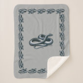Couverture Sherpa Serpent d'Indigo Est (Devant)