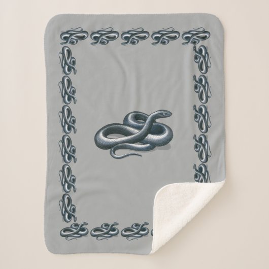 Couverture Sherpa Serpent d'Indigo Est (Devant)