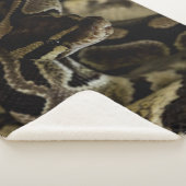 Couverture Sherpa Serpent noir Cool (3/4)