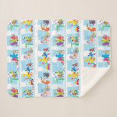 Couverture Sherpa Sesame Pals Marcher Le Long De Sesame Street Motif (Devant (Horizontal))