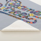 Couverture Sherpa Sésame Sésame | Logo Doodle (3/4)