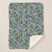 Couverture Sherpa Sésame Sésame | Oscar le Motif de groupe (Devant)
