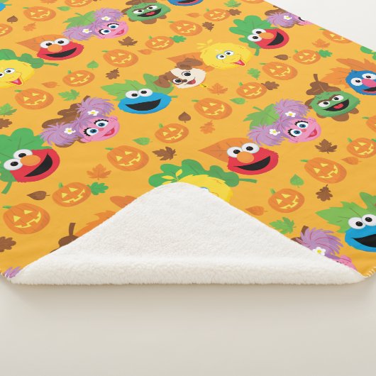 Couverture Sherpa Sesame Street Autumn quitte Motif (3/4)