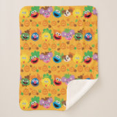 Couverture Sherpa Sesame Street Autumn quitte Motif (Devant)