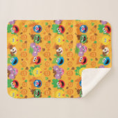 Couverture Sherpa Sesame Street Autumn quitte Motif (Devant (Horizontal))