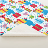 Couverture Sherpa Sesame Street Noël Présente Motif (3/4)
